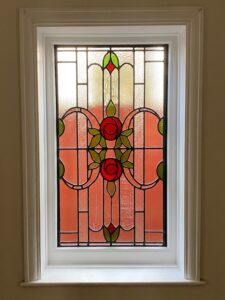 stained glass upvc window lytham